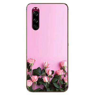 For Sony Xperia 5 J8210 J9210 J8270 Case 6.1'' Fashion silicone Back Cases for Sony Xperia 5 Phone Cover Protective Shells Coque - Цвет: W65