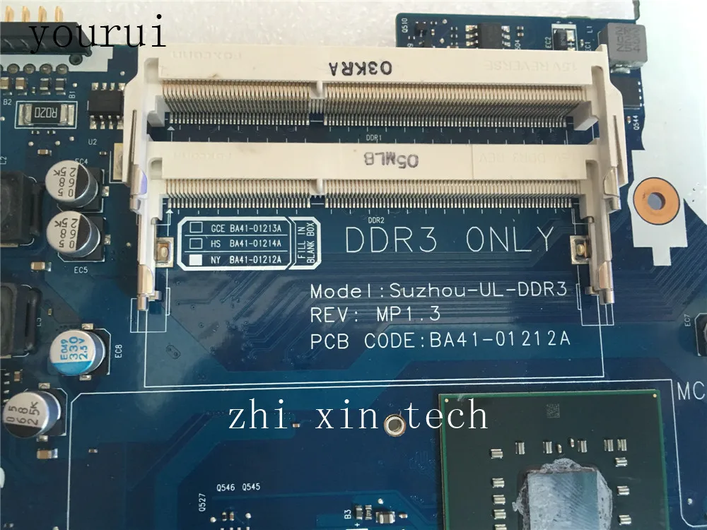 Yourui для samsung NP-R480 R480 Материнская плата ноутбука BA92-06825A BA92-06825B BA41-01212A DDR3 полностью протестирована