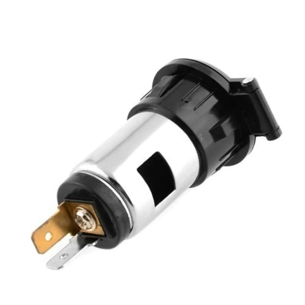 Мотоцикл 12 V/120 W автомобильный прикуриватель питания розетка пластиковая Водонепроницаемая Пылезащитная крышка