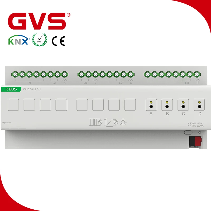 Заводской привод для регулировки яркости GVS KNX/ECB K-bus KNX регулирования фазы