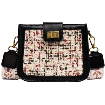 

Fashion Shoulder Bag Women Beach Straw Bucket Bag Burlap Square Bag Messenger Bag bags for women 2019 bolso mujer#50