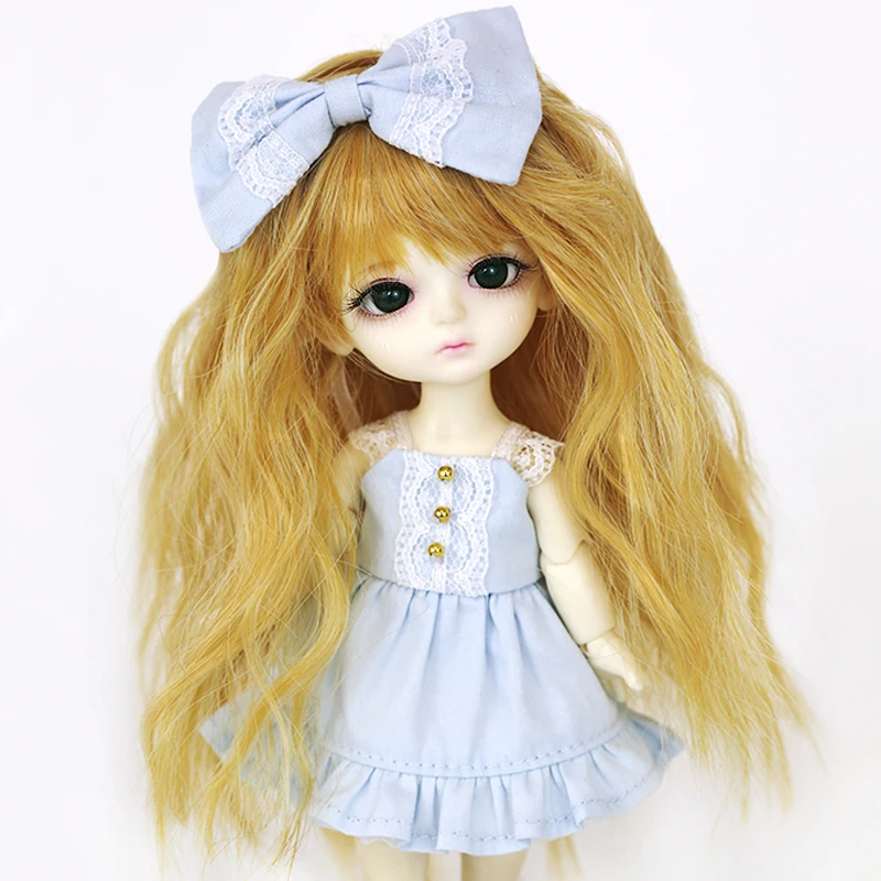 M0163 children handmade toy 1/8 Doll clothes BJD/SD doll props Accessories colorful Little maid dress 1pcs