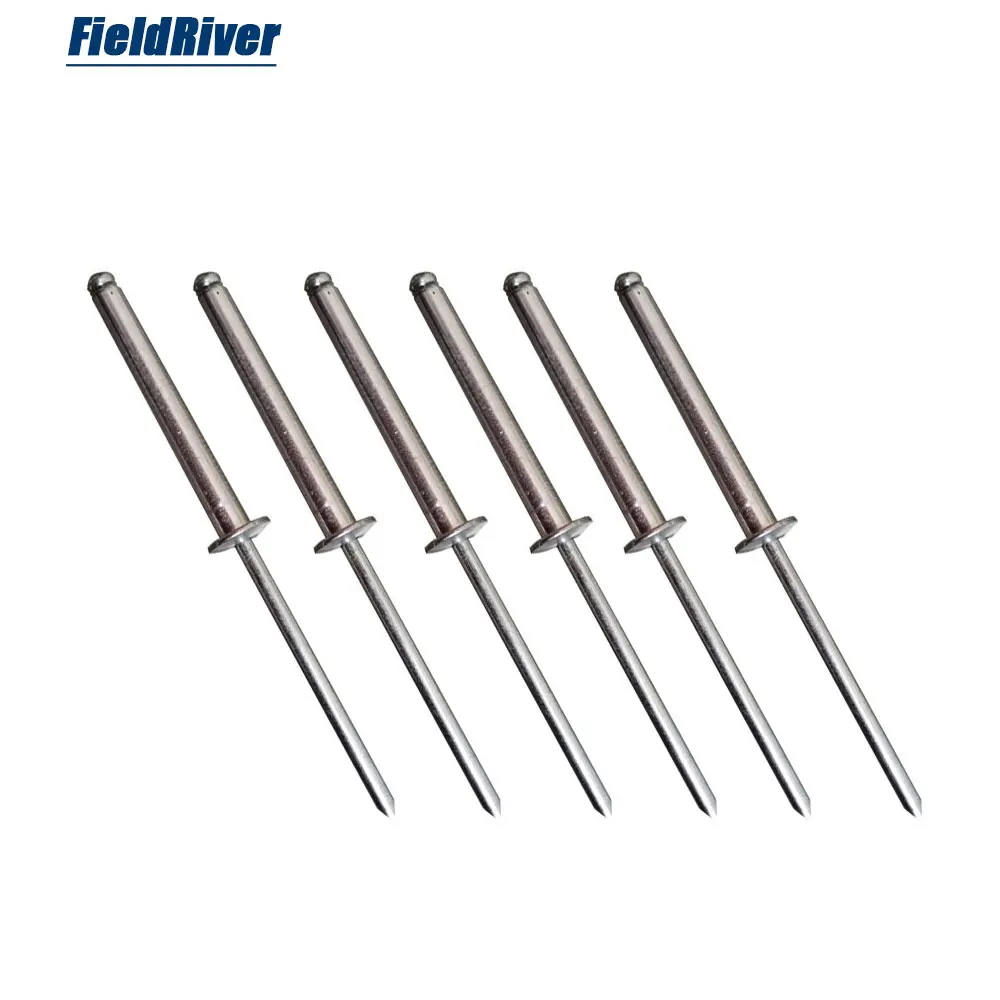 M4.8*50/55/60/70 super long GB12618 Aluminium Mushroon Head Break Mandrel Blind Rivets Nail Pop For Furniture Car Aircraf | Обустройство