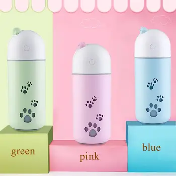 

Mini USB portable timing air humidifier footprint moisturizing night light colorful family car office air purifier for home room