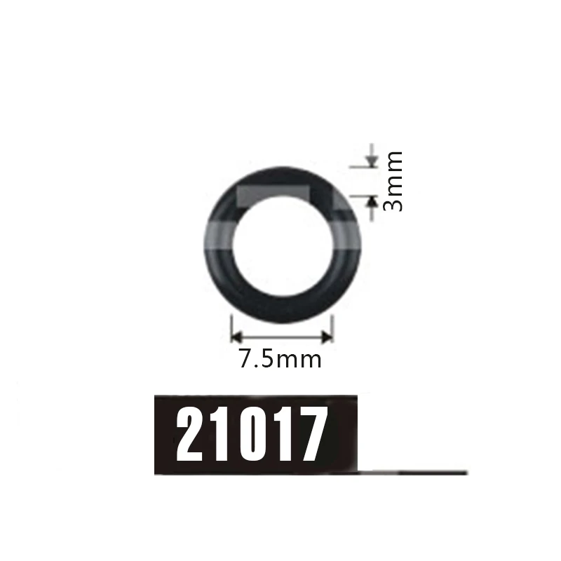 Free shipping!fuel injector o rings FKM o ring for car for fuel injector service kit 7.5x3mm