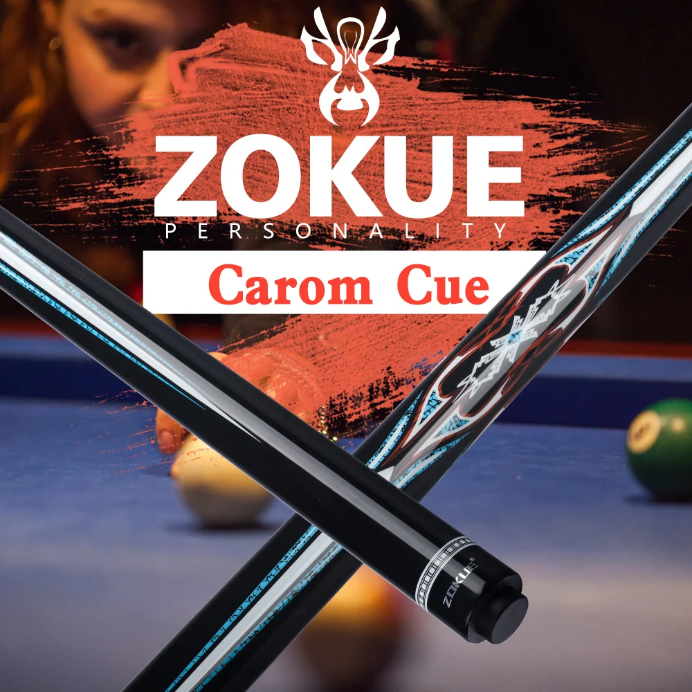 ZOKUE Carom бильярдный кий Корея 3 подушки Cue конус 12 мм 142 см 당бесплатная доставка