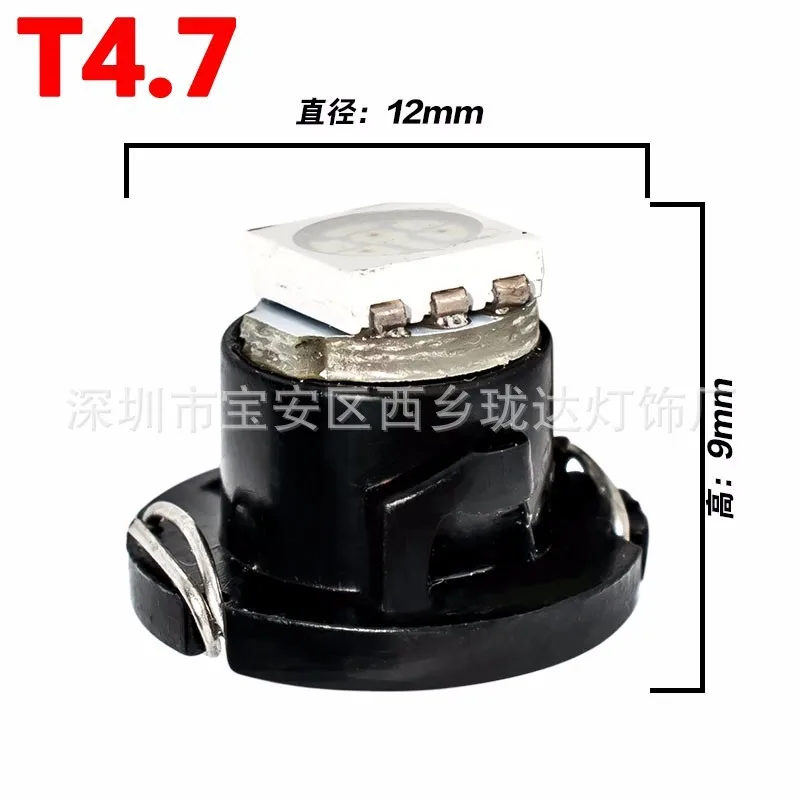 Automobile instrument lamp T3 T4.2 t4.7 1smd 1210 led instrument lamp bulb air conditioning lamp clock lamp