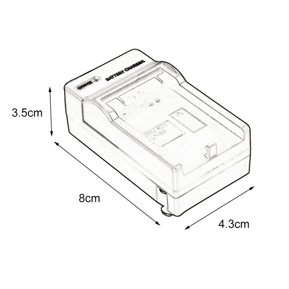 Автомобильная проводка зарядное устройство Цифровое зарядное устройство для путешествий двойное зарядное устройство для аккумулятора перезаряжаемое для Panasonic PAN-BCG10E US Plug
