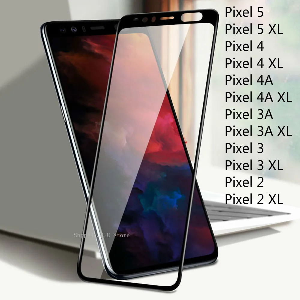 Полностью покрывающее закаленное Стекло для Google Pixel 5 4 4A 3 3A 2 защита экрана