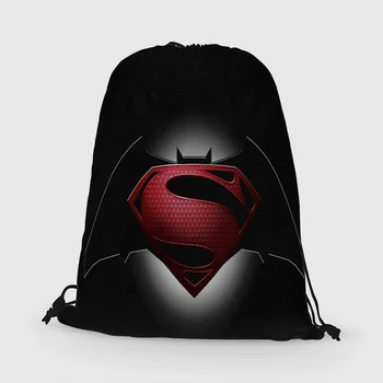 

Custom Batman Drawstring Bag Daypack Kids Satchel Casual Backpack Teenager Storage Bag Women Men 31x40cm*181031-03-9048