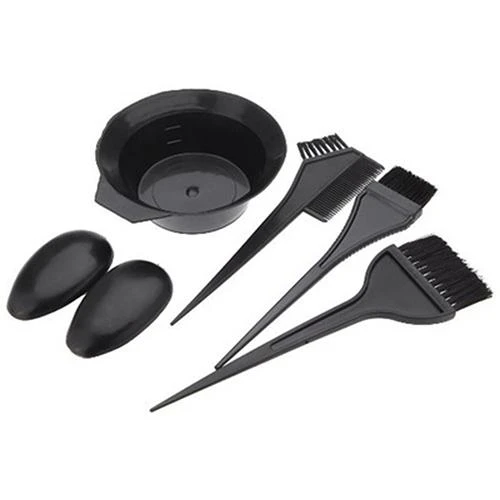 Hot 5Pcs Hairdressing Brushes Bowl Combo Hair Color Dye Tint Tool Hair  Coloring Kit Hair Care