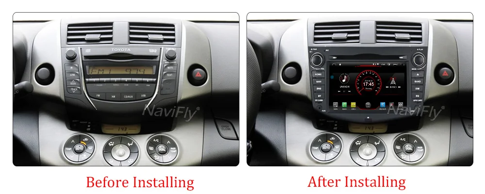 Sale Android 9.0 Bluetooth Car DVD CD Player For toyota rav4 2007 2008 2009 2010 2011 Car Multimedia gps navigator DVR 4
