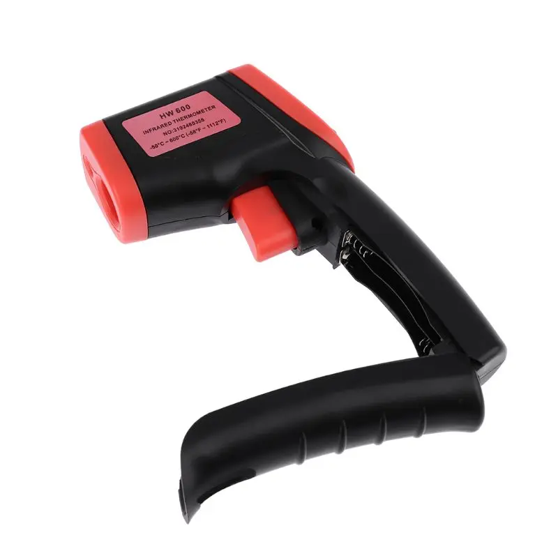 

Digital Laser Infrared Thermometer -50~600 Degree Temperature Measuring Gun C/F Selection LCD Pyrometer Temperature Instrument