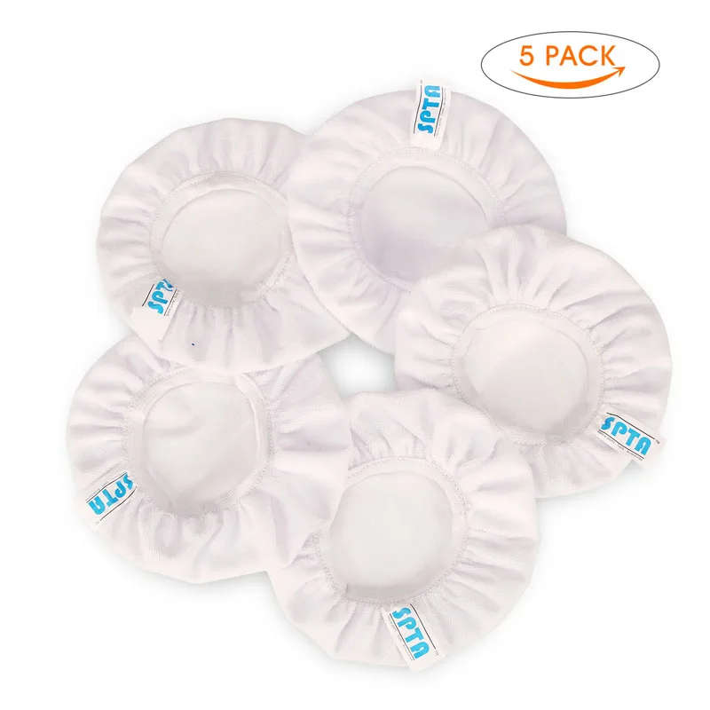 5pcs Terry Cloth Set SPTA мульти размер полировка капота буферная накладка шапочка из микрофибры накладка покрытие для автомобиля уход за краской воск 5 шт./8 шт. полировальный диск бонеты - Цвет: 5pcs Terry Cloth Set