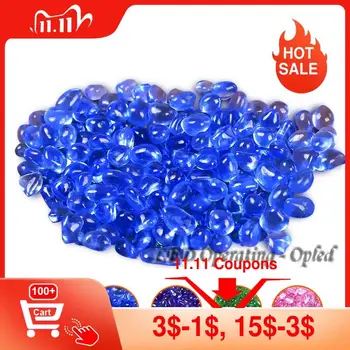 

0.1kg super beautiful Aquarium Glass Bead Decoration,Super waterscape decoration aquarium glass stone under lighting glass beads