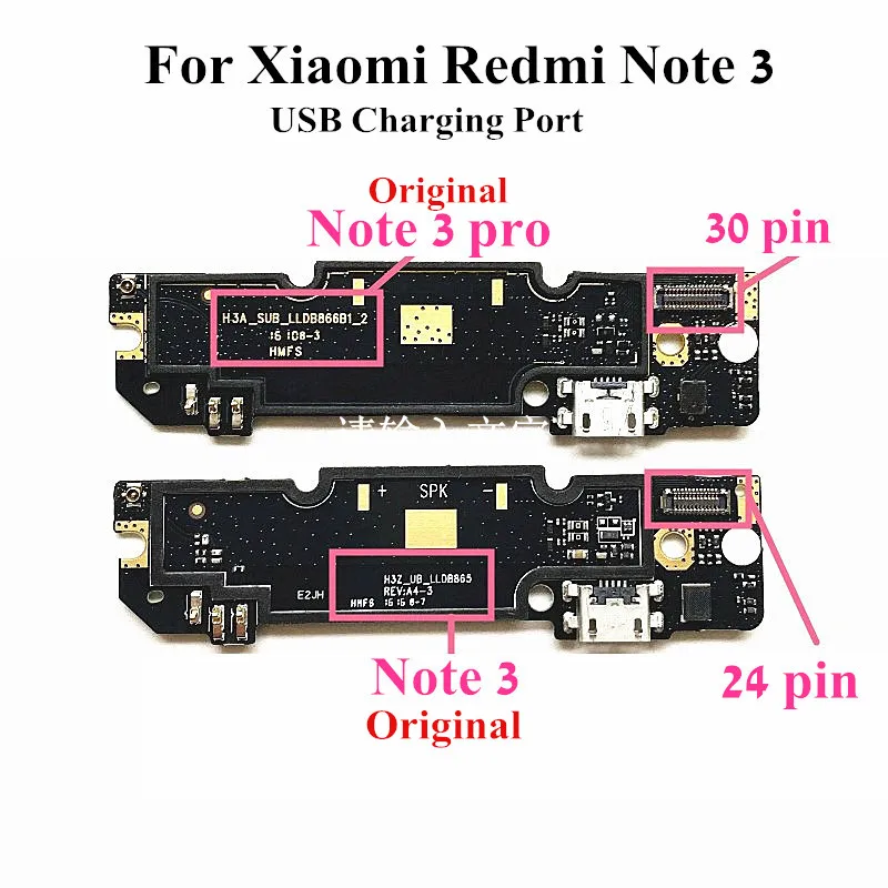 Оригинальная док-станция с USB-портом гибкий кабель для Xiaomi Redmi Note 3 Note3 pro зарядное