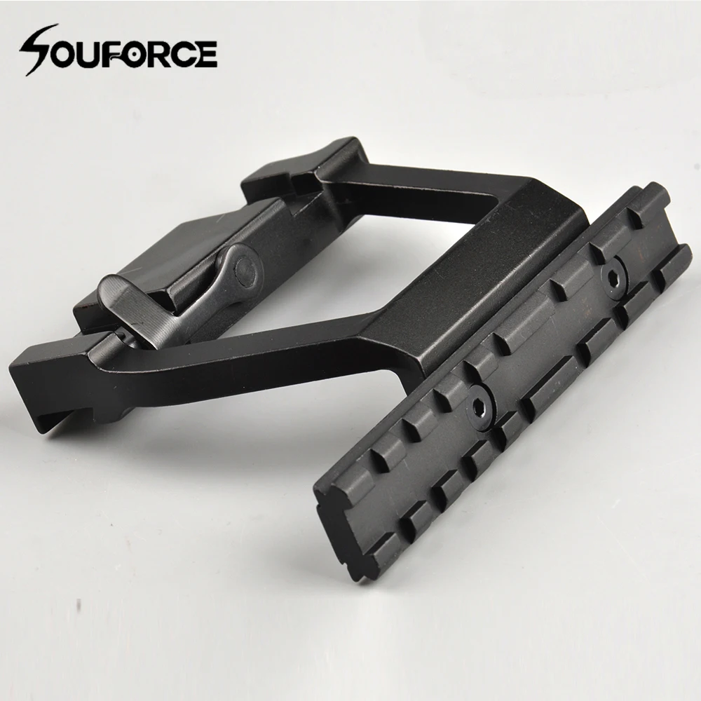 Новые поступления быстросъемный 20 мм рельсовый Тактический боковой рельсовый замок прицела база совместима с винтовкой AK 74U