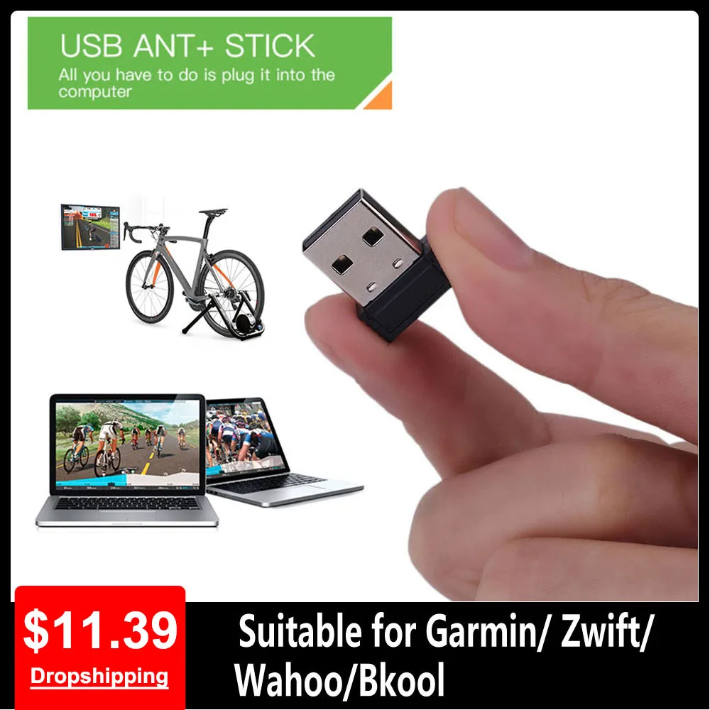 Мини-адаптер ANT + usb-адаптер адаптер для Garmin Zwift Wahoo cycling Forerunner | Спорт и развлечения