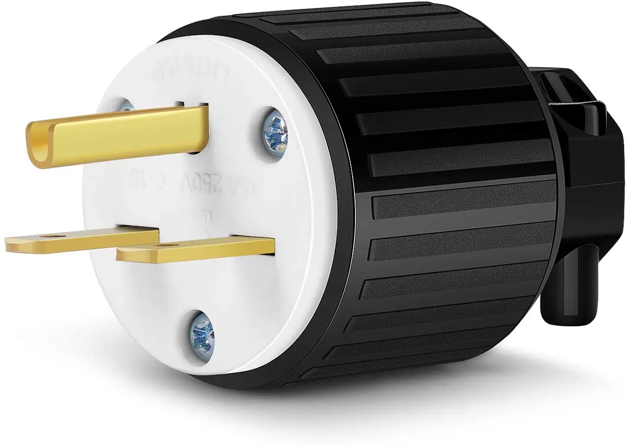 Industrial do Nema Macho do Dente Plugue Montagem Fácil Eua Canadá 3-conector 6-15p 20a 250v Computers & Electronics