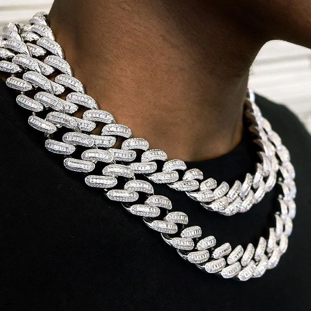 15Mm Silver Gold Filled Stainless Steel Miami Chain Curb Cuban Link Mens Necklace Male Party Jewelry Christmas Gift 15Mm Silver Gold Filled Stainless Steel Miami Chain Curb Cuban Link Mens Necklace Male Party Jewelry Christmas Gift