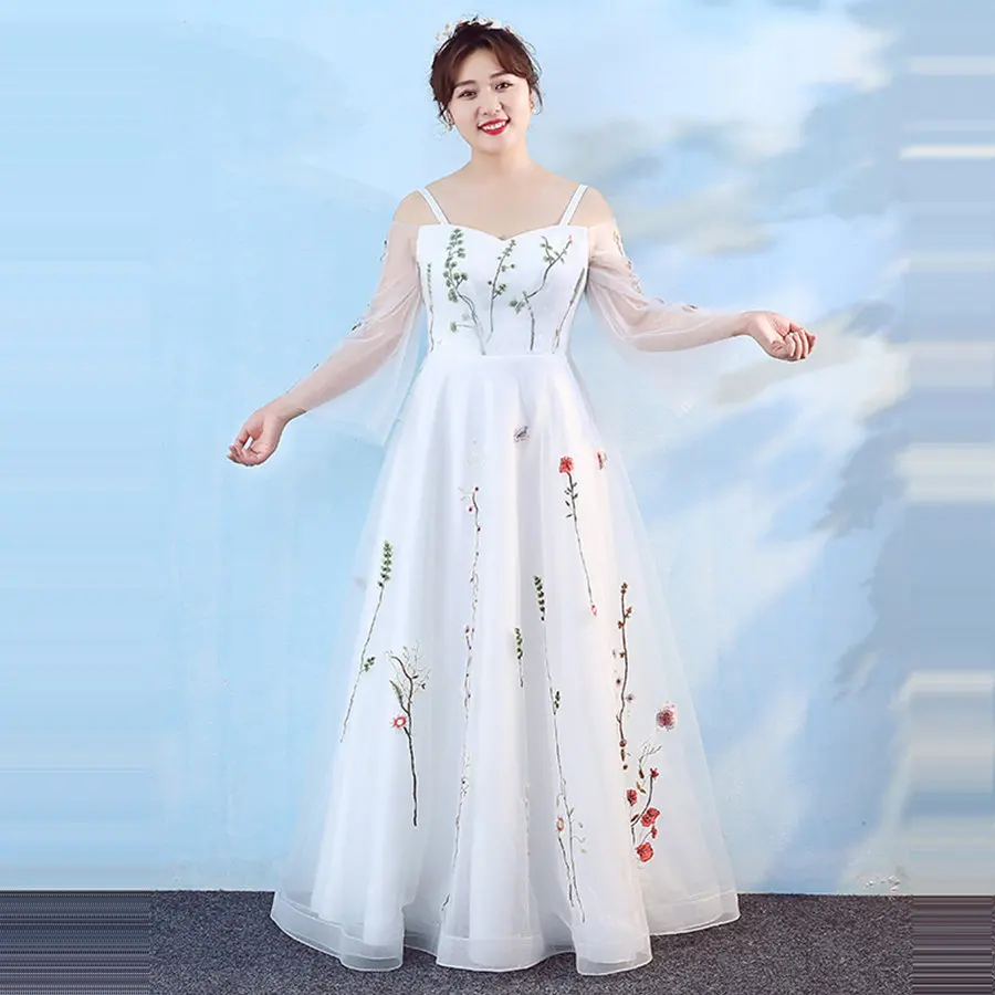 Это Yiiya формальное платье лодочка шеи размера плюс с длинным рукавом Robe De Soiree DX016 Пол-Длина Спагетти ремень платье женщины вечерние