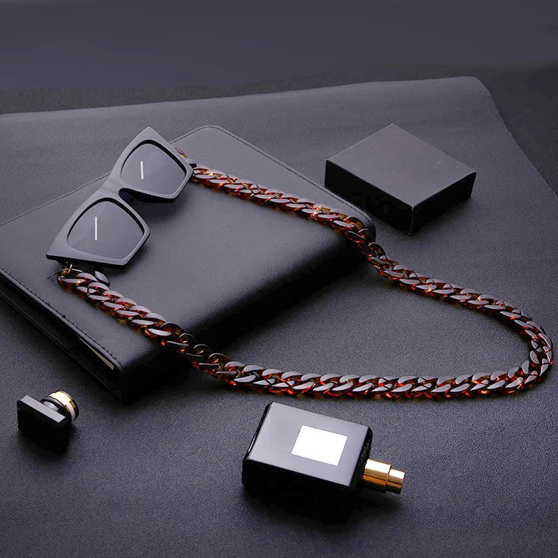 70cm Retro Leopard Print Glasses Chain Fashion Non-slip Lanyards Holder Neck Strap Rope 30g Eyewear Accessories