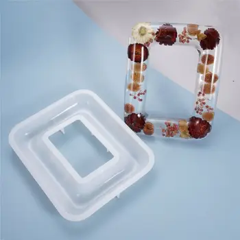 

Resin Crystal Epoxy Frame Mold Decoration Casting Silicone Mould DIY Crafts Jewelry Making Tools