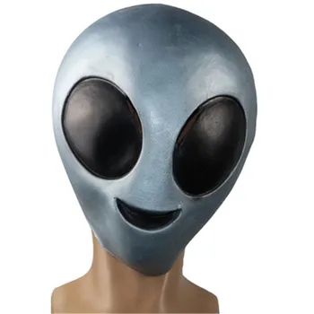 

Adult Halloween Alien Face Mask Cosplay Costumes Prop Realistic Scary Role Play Latex Party Masks Unisex Props Accessories