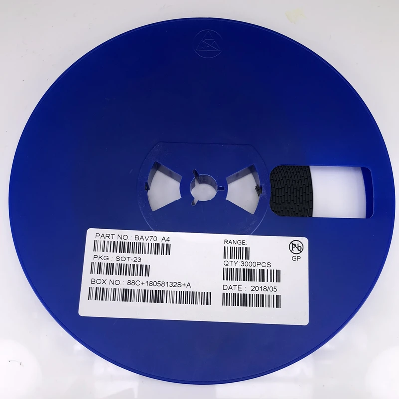 (100개) BAV70 SOT-23 SMD 고속 스위칭 다이오드(A4 표시)