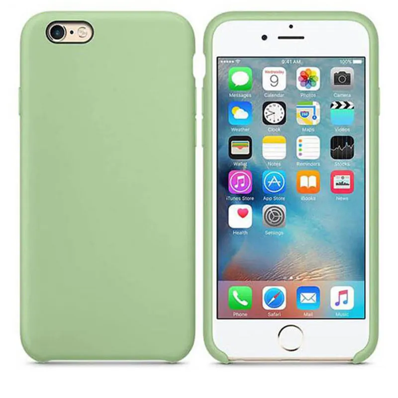 11 Роскошный Официальный жидкий силиконовый чехол для телефона для iPhone X XS Max XR 11 Pro 7 8 6 6S Plus с логотипом, однотонный чехол из ТПУ - Цвет: 11