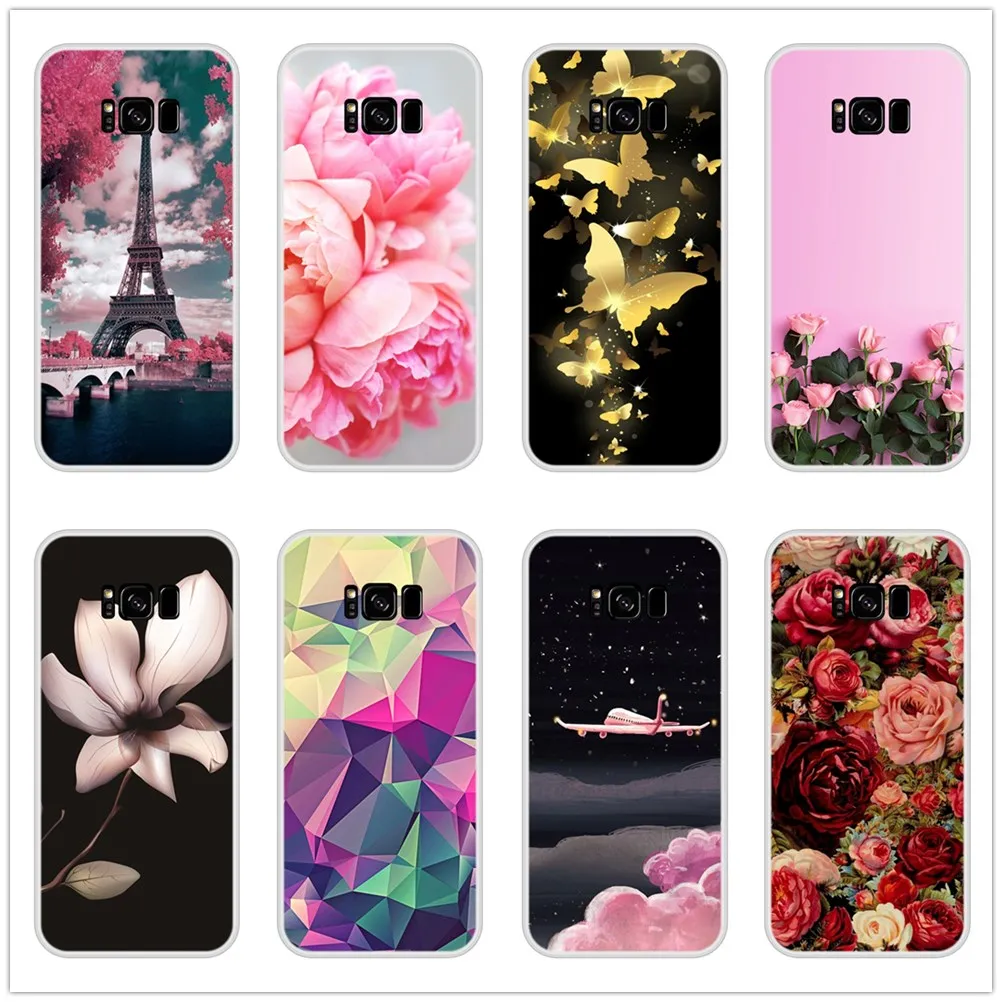 Phone Case For Samsung Galaxy S6 S5 S7 Edge S8 S9 Plus Case Silicone Fashion Back Cover For Samsung Galaxy Note 4 5 8 9 Case
