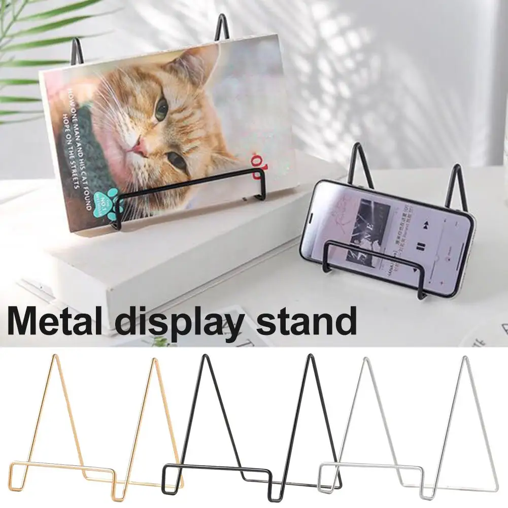 Wrought Iron Storage Rack Display Stand Photo Decorative Plate