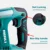 900W Cordless Jig Saw Portable Multi-Function Electric Saw Blades Metal Wood Metal Jigsaw Power Tools with Li-Ion Battery