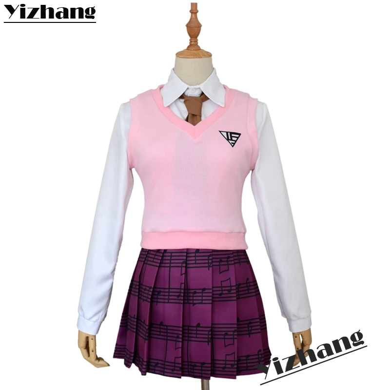 Yizhang игры Danganronpa V3 Akamatsu kaede Chabashira Tenko Косплей Костюм японский харукава Маки Iruma Miu униформа Одежда