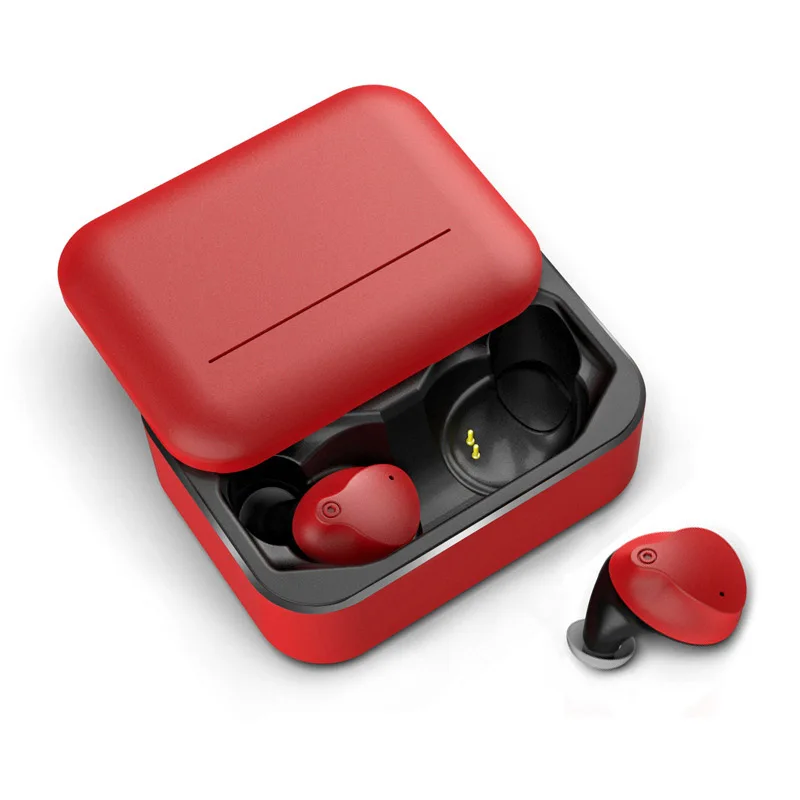 Красные Bluetooth наушники черные беспроводные наушники, гарнитура для видеоигр Bluetooth 5,0 TWS портативные наушники с зарядным устройством наушники