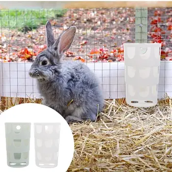 

2pcs Hay Feeder Grass Feeding Rack Hay Grass Rack Multi-Function Rabbit Guinea Pig Plastic Hay Rack Feeder For Samll Animals