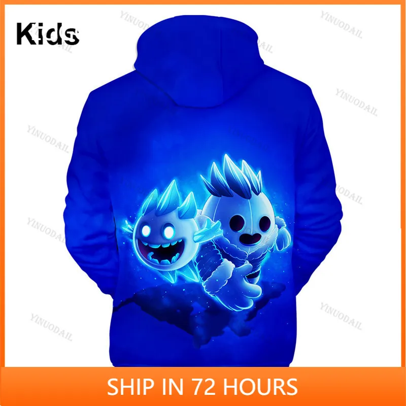 

Brawling Cartoon Hoodie NITA Stars Shooting Game 6 To 19 Years Kids Leon Sweatshirt 3D Hoodie Boys Girls Tops Teen Clothes