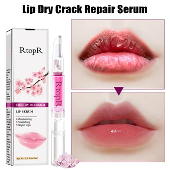 

Cherry Blossom Lip Serums Repair Lip Cracks Moisturizing Lightening Lip Lines Exfoliating Lip Care MPwell