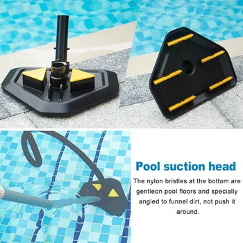 

Durable Swimming Pool Suction Head Vacuum Cleaner Home Cleaning Tool Accessories Suction Head Bath Shower Pool Wall Floor