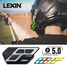 1PC LEXIN ET COM 1200M 2 jinetes de la motocicleta casco BT Intercom Moto Interphone auriculares Intercomunicador Bluetooth Para Moto