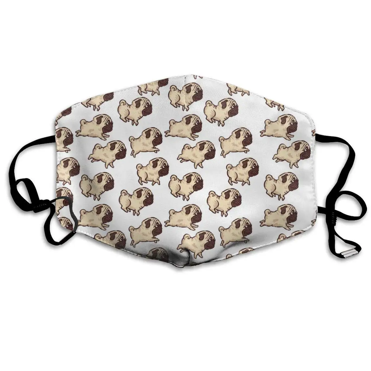 

YongColer Ideal Gift - Breathable Anti Dust Mouth Mask Warm Windproof Reusable Washable Half Face Mask Fashion Novelty Cute Pug