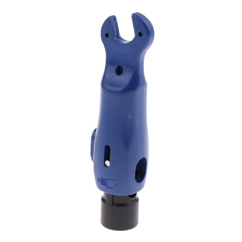 

Portable Coax Coaxial Cable Wire Cutter Stripper for RG59 RG6 Stripping Tool Blue