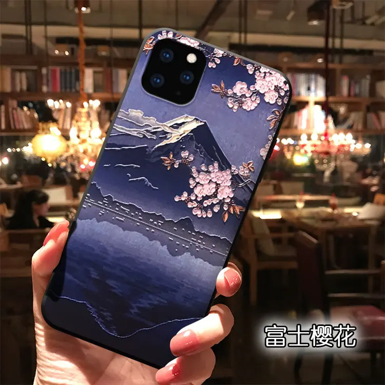 2 Чехол с тиснением под старину для Iphone 11 PRO MAX XS MAX XR X, чехол для 6 6 S 7 8 Plus, мягкий чехол - Цвет: 2