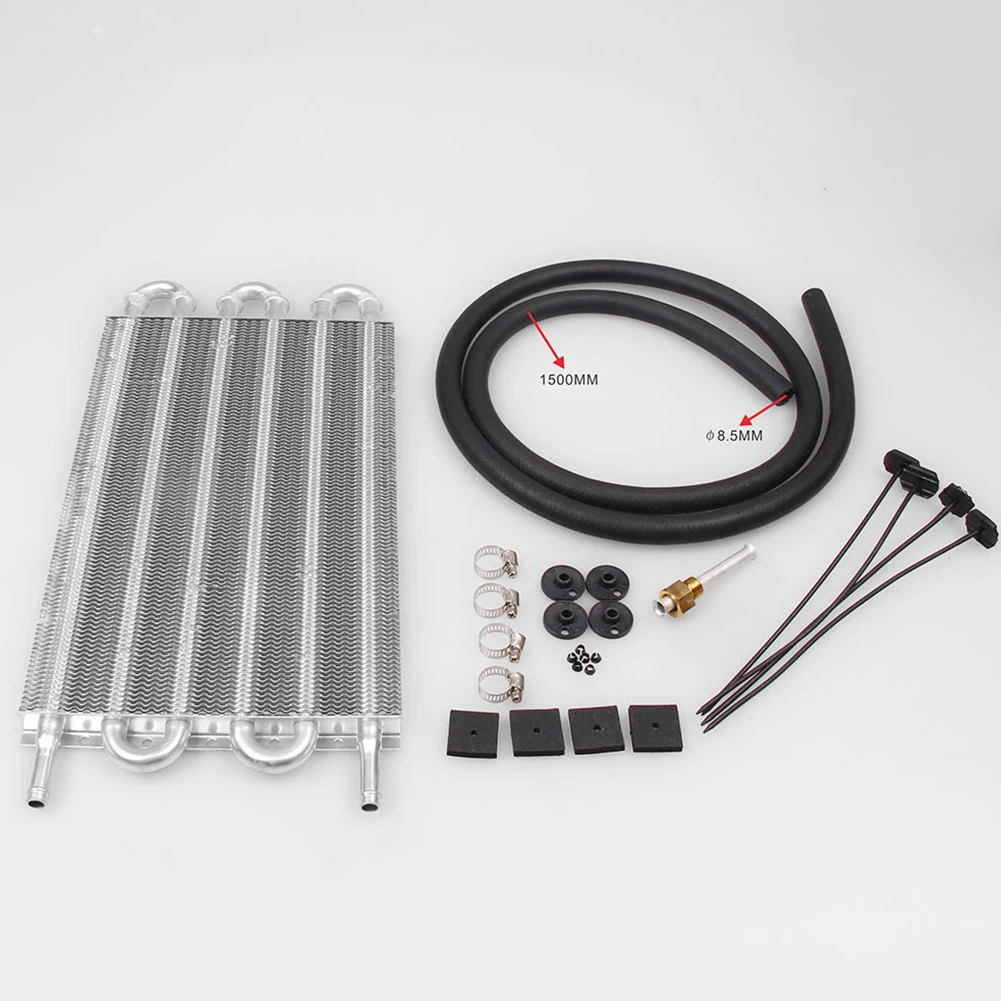 

Durable Vehicle Car Truck Assembly Accessories Tube Condenser Aluminium Alloy Engine Hose Kit Transmission Oil Cooler Set
