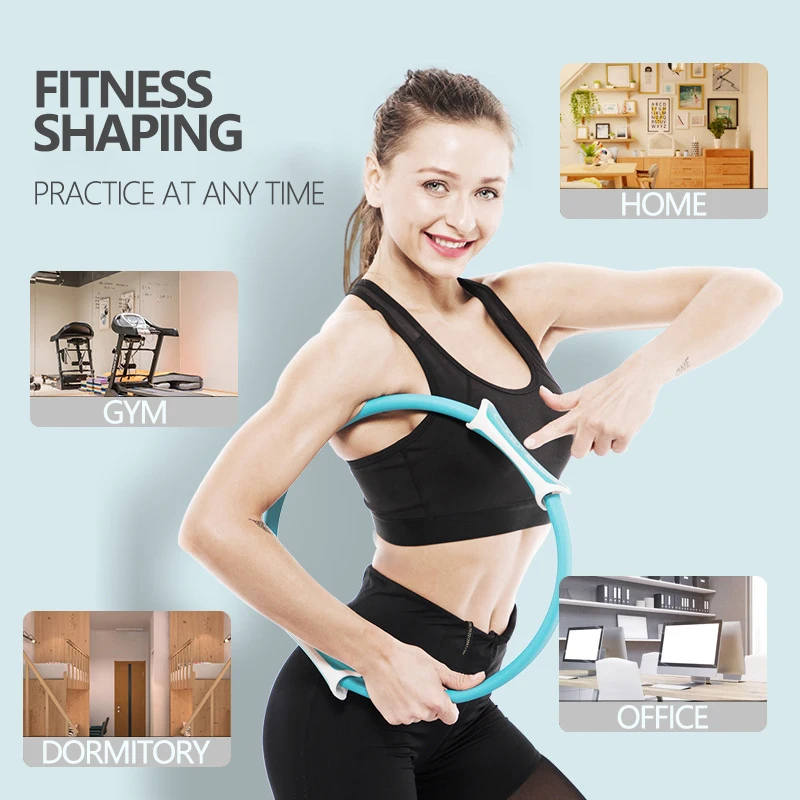 Pilates Ring Magic Circle Dual Grip Sporting Goods Yoga Ring Exercise Fitness Body Massage Loop Lose Weight Equipment Pilates Ring Magic Circle Dual Grip Sporting Goods Yoga Ring Exercise Fitness Body Massage Loop Lose Weight Equipment