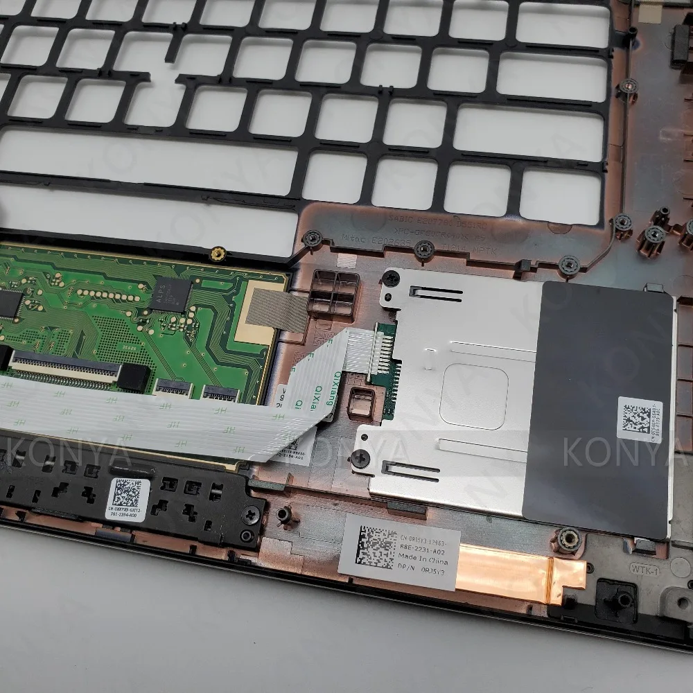 Верхний чехол для ноутбука Dell Latitude E7480 с тачпадом 6FJX9 RJ5Y3 M3CF5 3C4KP