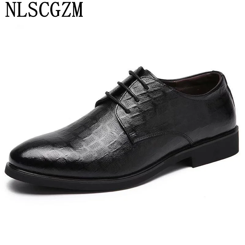 

Туфли мужские деловые, Классические свадебные туфли-оксфорды, итальянские деловые костюмы, модная офисная обувь, 2024