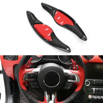 

Areyourshop Carbon Fiber Steering Wheel Shift Lever Paddle Shifter Fit For Honda New Fit 2017-2018 Vezel 2015-2019 Car Parts