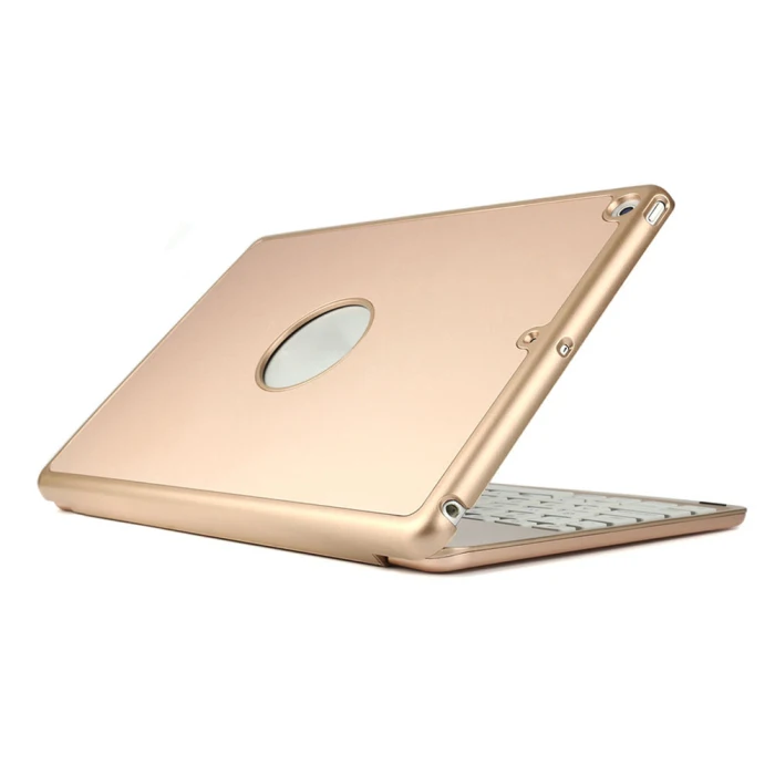 Aluminum Bluetooth Keyboard Folio Cover Case for iPad Air 2 iPad Pro 9.7 Inch LHB99