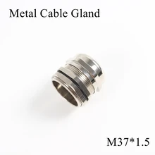 1 шт./лот M37 металлическое уплотнение кабеля IP68 Водонепроницаемый никель Латунный разъем желез для 18-25 мм Электрический провод M37* 1,5 медные скобы